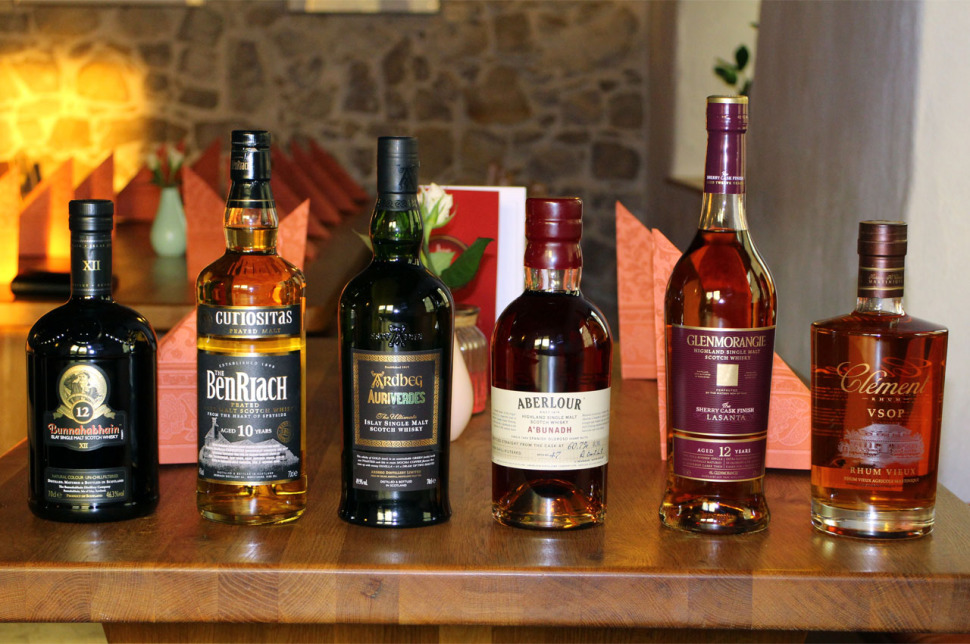 Lineup Tasteup whisky menu evening 10/2014